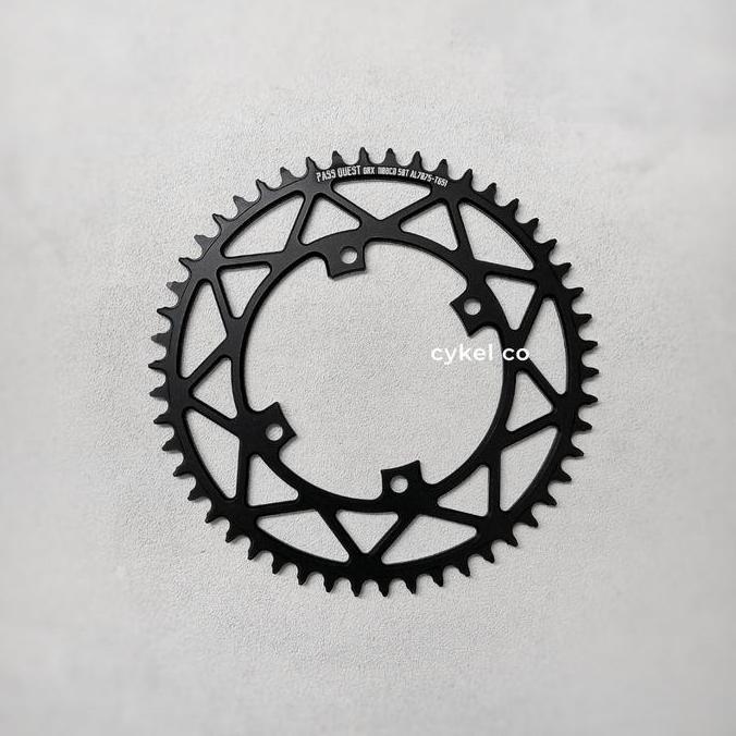 pass quest chainring 52T bcd 110 AL7875 shimano GRX crank arm