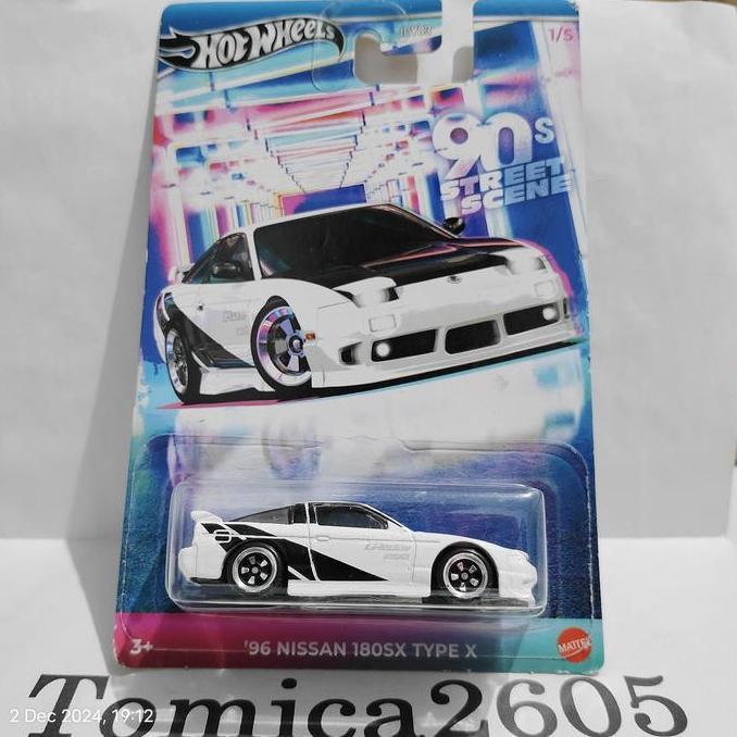 Hotwheels '96 Nissan 180SX Type X (90s Street Scene)