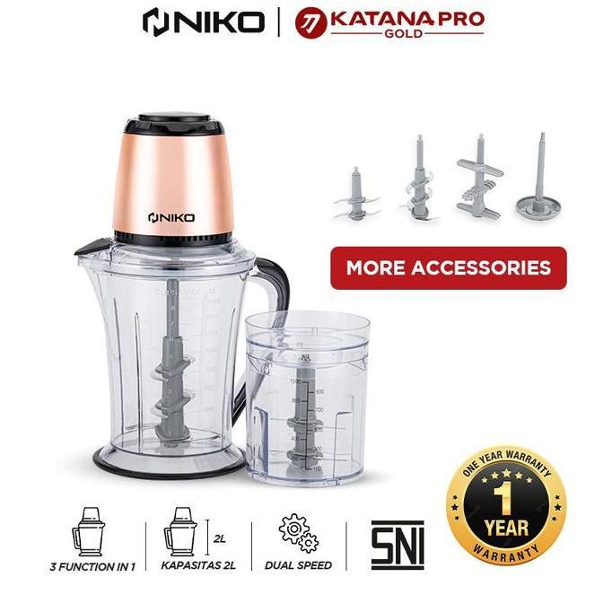Niko Food Chopper Katana Pro Gold