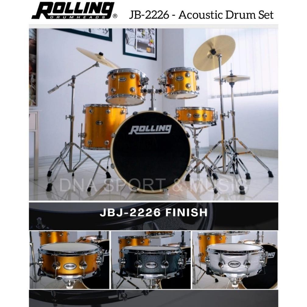 Drum Set Akustik ROLLING JB-2226 - ORIGINAL