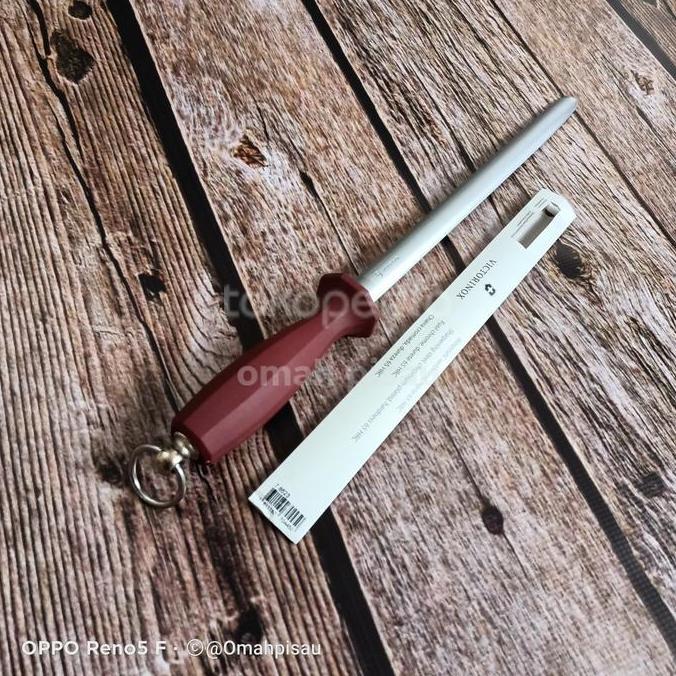 Pengasah Pisau Victorinox Oval 7.8623 Butcher Sharpening Steel 30 Cm