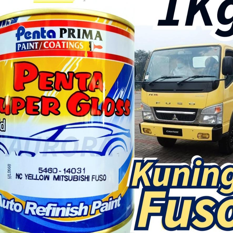 Cat Kuning Truck 1Kilo Penta Super Gloss Yellow Mitsubishi Fuso Truk Trek Canter