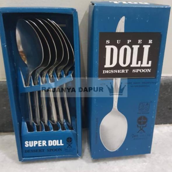 Sendok Garpu Makan Doll Lusinan / Sendok Makan Super Doll 403 Asli Original / Sendok Makan Stainless