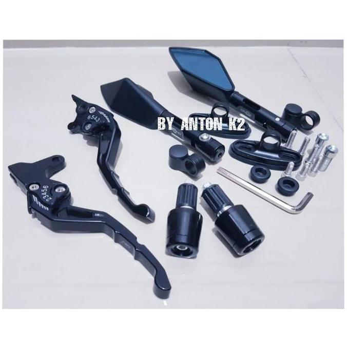Promo KACA SPION VARIASI AKSESORIS MOTOR MIO FINO KARBU/XEON KARBU/SATRIA FU Diskon