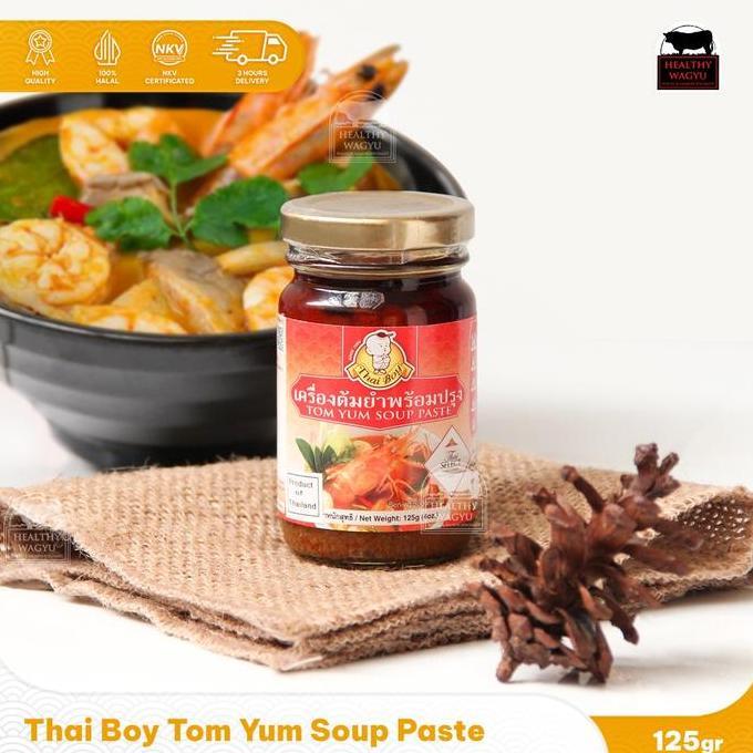 Spezia- Thai Boy Tom Yum Paste Bumbu Tom Yam Thailand Halal 125Gr