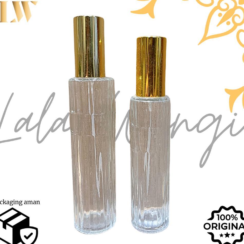 Botol Kaca Belimbing Tutup Emas 30Ml & 50Ml / Botol Parfume Kaca Kosong 30Ml & 50Ml