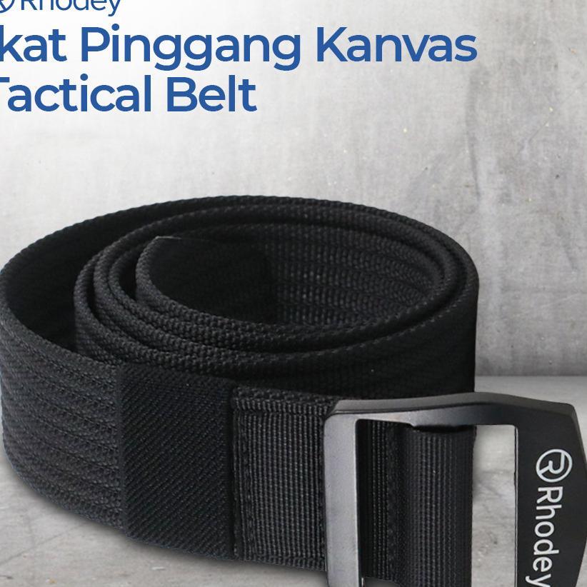 Ikat Pinggang Pria Tactical Kanvas Gesper Otomatis Panjang 1.2 Meter Stylish Kuat