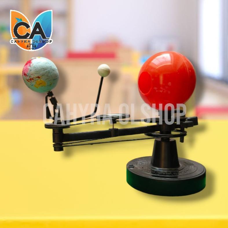 model gerhana. alat peraga gerhana matahari gerhana bulan. planetarium (FREE PACKING KAYU)