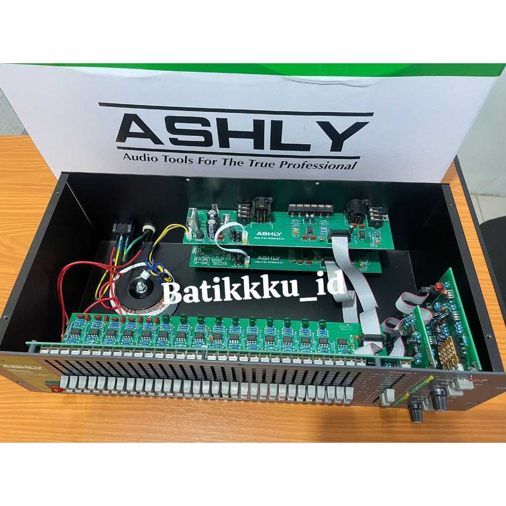 Equalizer Ashly Gqx 3102 Makro Gqx3102 Ic Full Makro 2 X 31 Ch 3U Graphic Equalizer