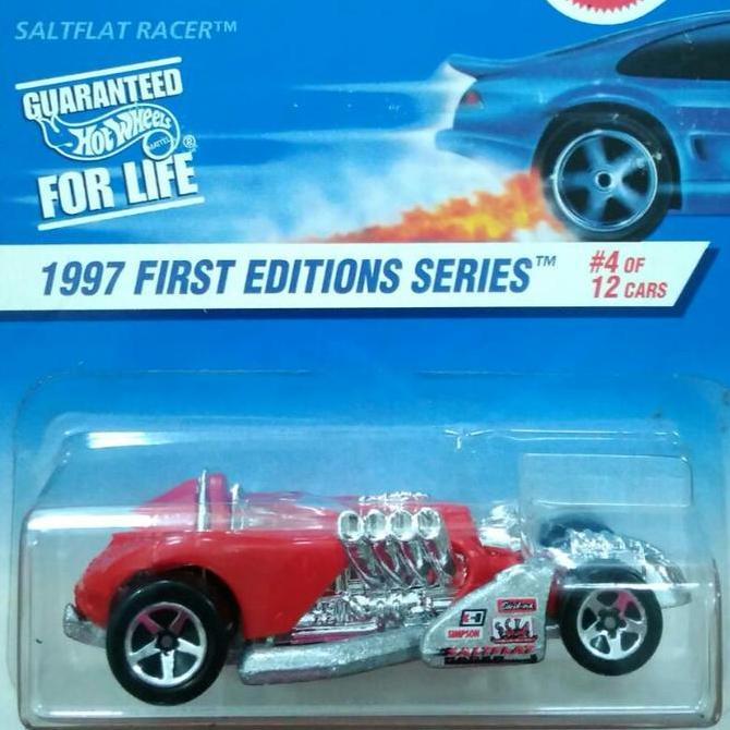 HOTWHEELS SALTFLAT RACER 1997 MERAH FIRST EDITION MOBIL BALAP F1 New