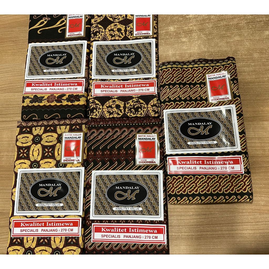 Kain Panjang Batik Wanita Mandalay - 5Pcs