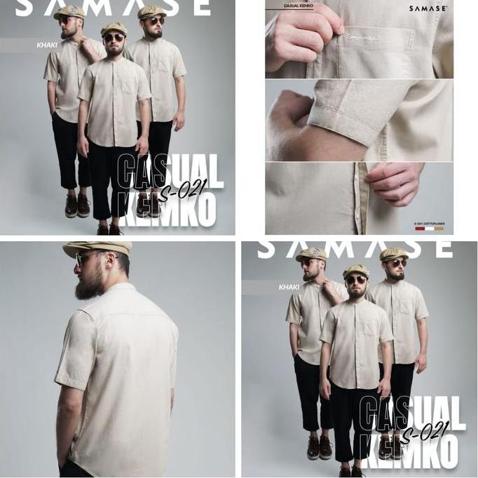 SAMASE Orinal Kemeja Koko Kemko S- Lengan pendek