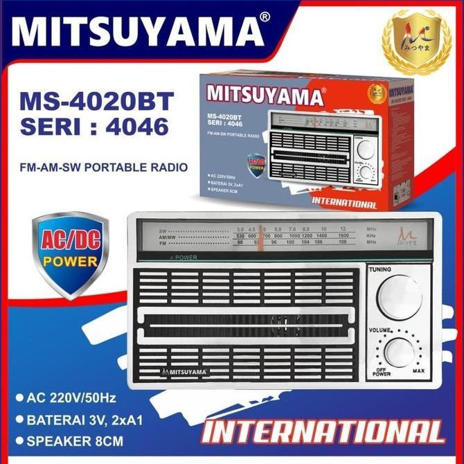RADIO PORTABLE JADUL 3 BAND FM-AM-SW AC-DC -4250 ANTIK-RADIO FM