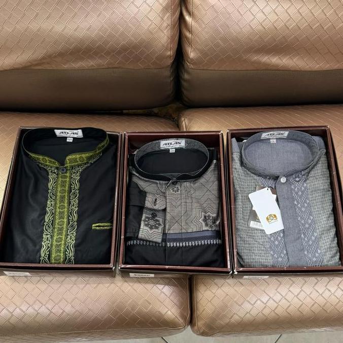 Baju Koko Atlas Bamus super ukuran campur