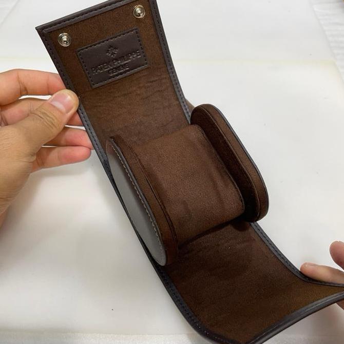 Pouch PP Kotak Jam Tangan PATEK PHILIP Box Pouch PP Leather Kulas TF
