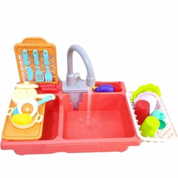 MAINAN toys kingdom MAINAN CUCI PIRING ANAK / HOME KITCHEN / WASTAFEL Mainan Anak