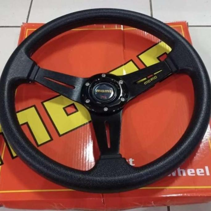Sale Stir Momo Hitam / Stir Racing Momo Hitam Universal Mobil Car