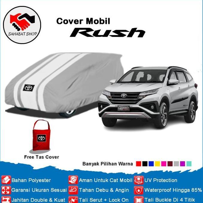 Cover Mobil ALL NEW RUSH TRD Sarung RUSH 2018 2019 2020 2021 Pelindung cover mobil