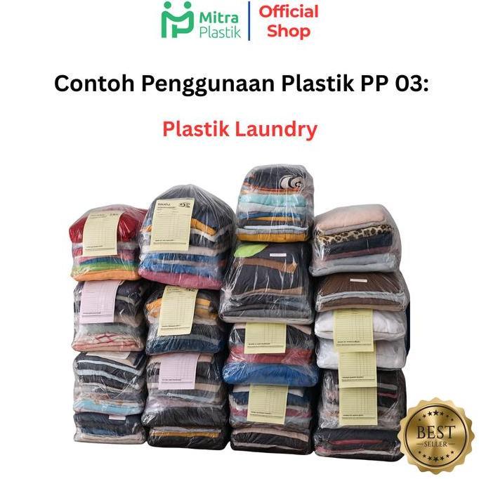 Akukamu- Plastik Pp Lebar 23 Tebal 03 23X30 23X35 23X40 23X45 Kantong Bening