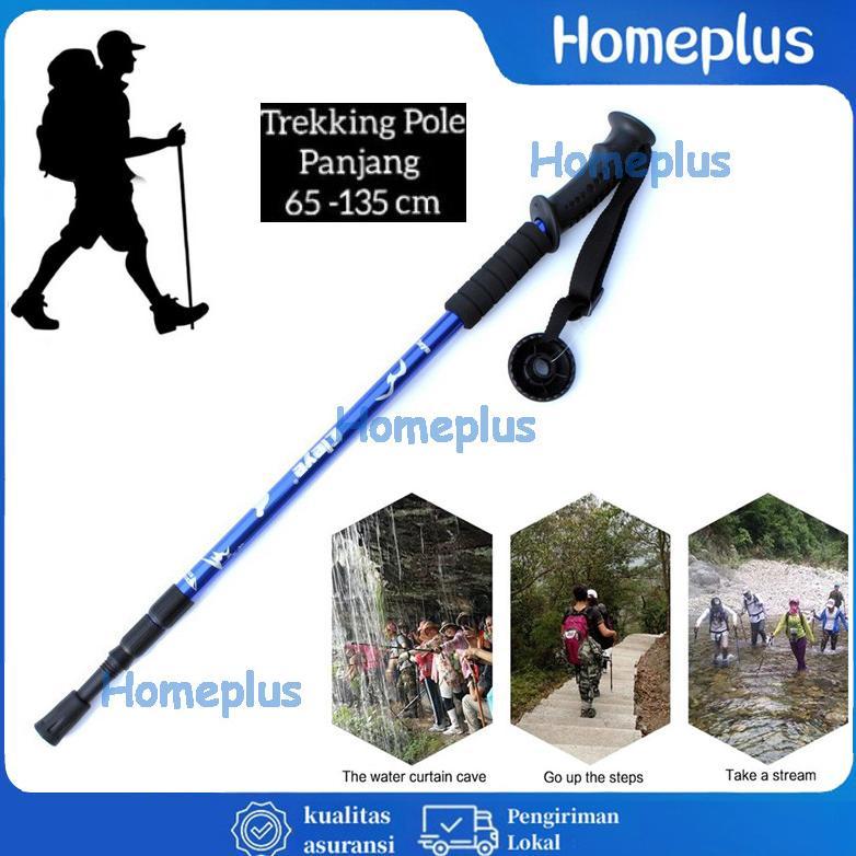 Tongkat Hiking / Adjustable Tongkat Gunung / Tongkat Hiking Trekking Pole