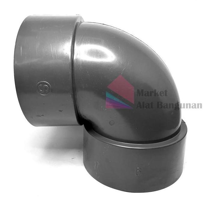 Knee Pvc 6 Inch So / Knie Elbow 6" Inch / Keni Bengkokan Sambungan Pipa Paralon L Forsale