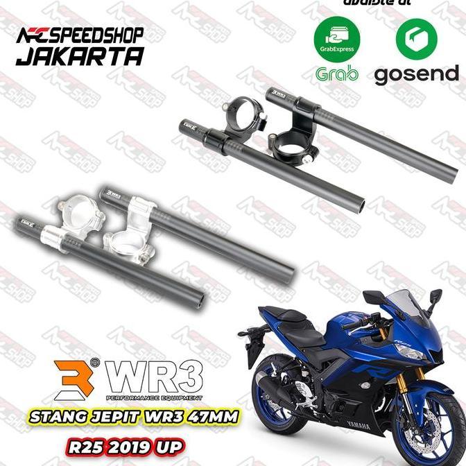 Stang Clip On / Stang Jepit WR3 47mm Yamaha R25 New terlaris