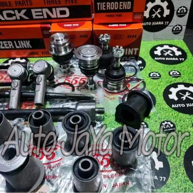 [Paket Komplit Merk 555] Kaki Kaki Depan Innova 2005-2014 Stabilizer Bushing Arm Ball Joint Tie Rod 