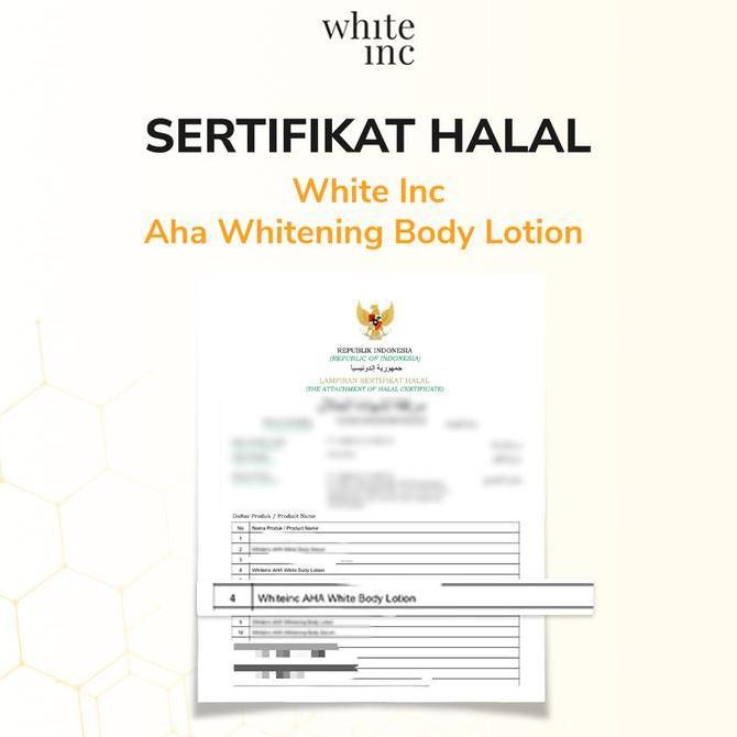 Sixbase_Custom - [Nad] White Inc Aha Body Lotion To Whitening & Moisturising | Hand Body Lotion Penc