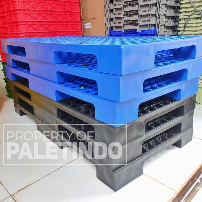 Palet Plastik 100 x 50 x 8 Cm - Berlubang New