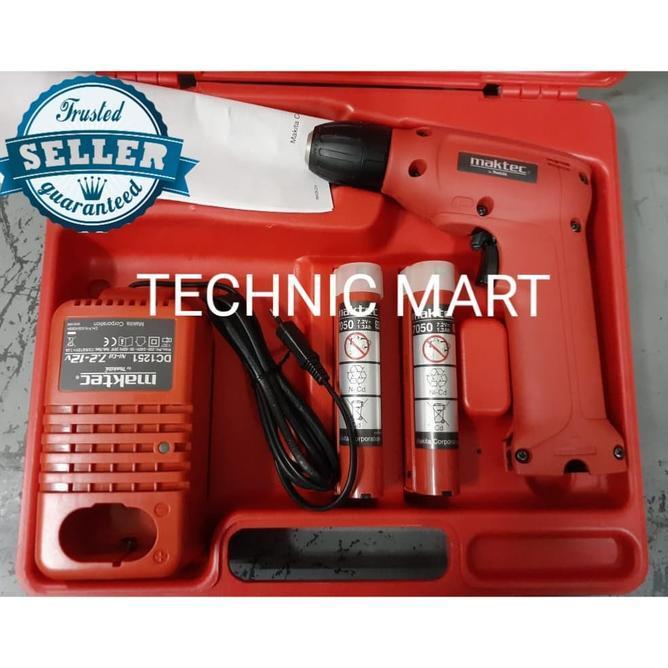 Maktec Mt 066 Sk2 Cordless Drill Mesin Bor 10Mm