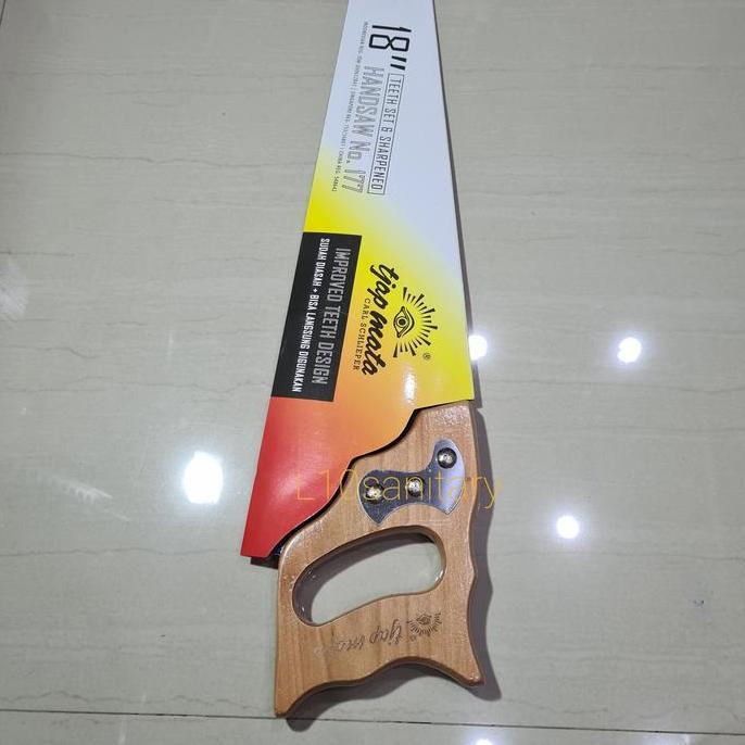 Xx1X- Tjap Mata Gergaji Kayu Tjap Mata 18" / Gergaji Kayu Bagus 18" / Pemotong Kayu