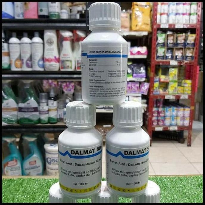 Obat Kutu Dalmat 50 EC/Dalmat 100ml/Pembasmi Segala Kutu Kucing Anjing