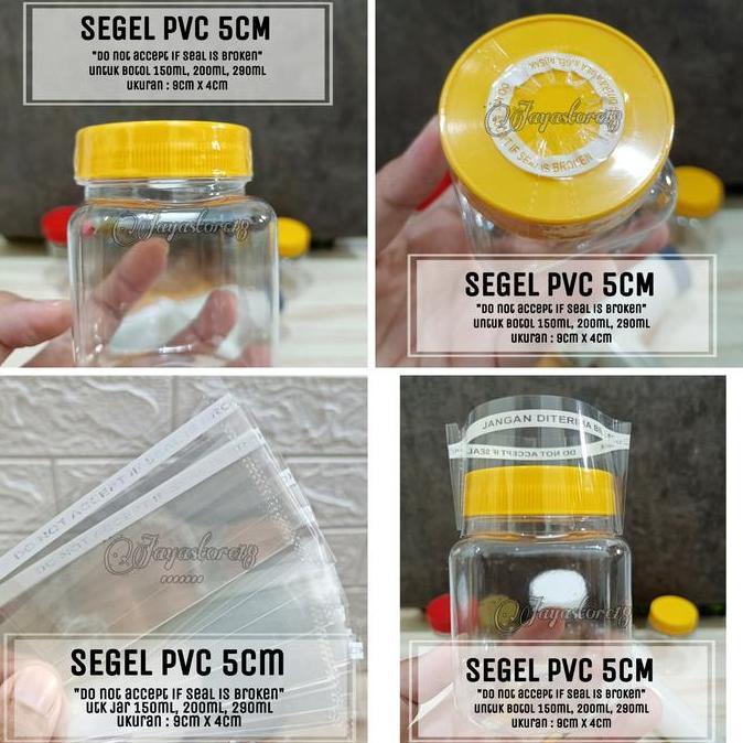 Sutoreji- Segel Botol Platik Pvc Untuk Botol Sambal 5Cm , Segel Pvc