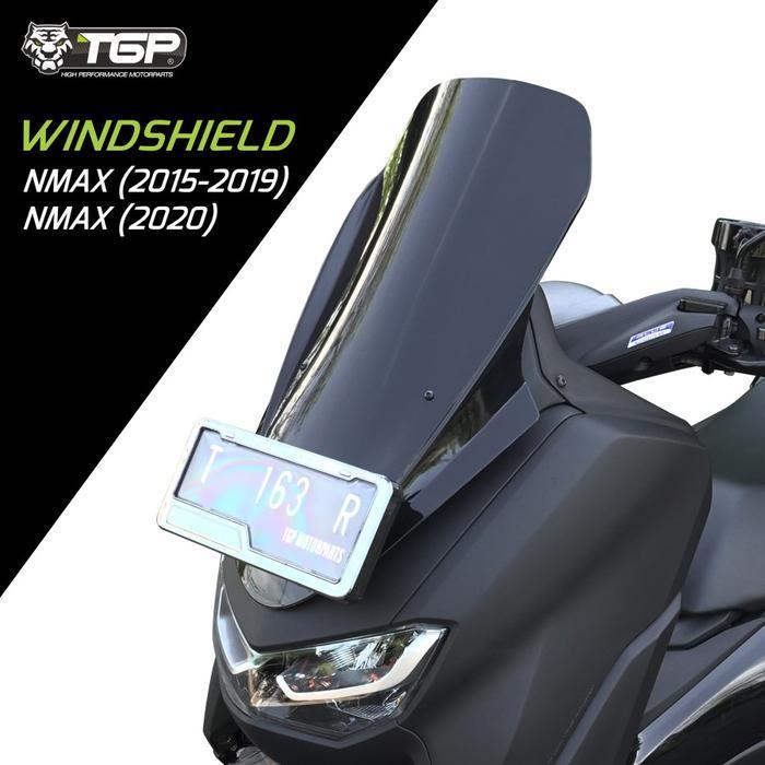 VISOR WINDSHIELD NMAX TGP KACA TEBAL DIJAMIN PRESISI PLUS BAUT ORIGINAL DAN TERPERCAYA