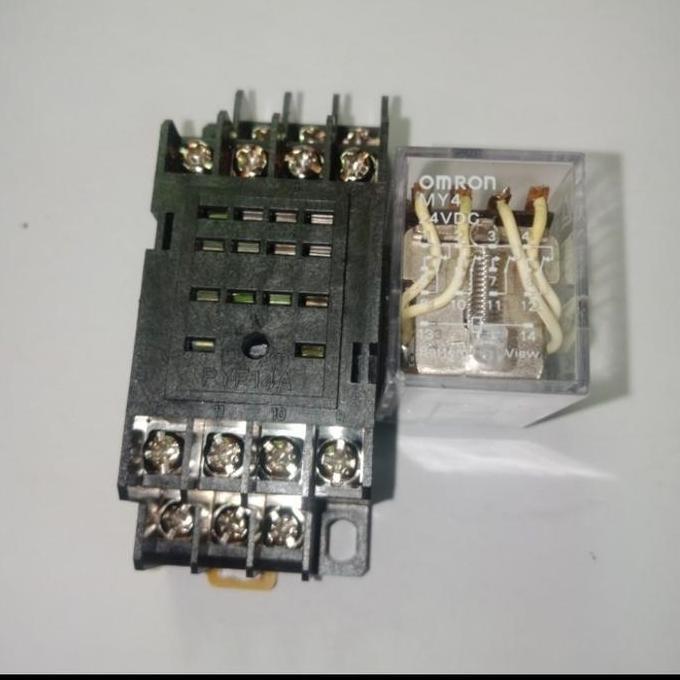 Relay Omron My4 +Socket Relay My4 Promo