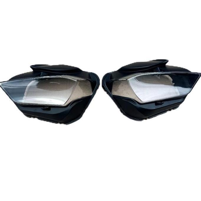 Mika Lampu Depan Yamaha R25 Kiri & Kanan Cover Lampu R25 Mika R25 1 Set untuk Motor Sport kaca lampu