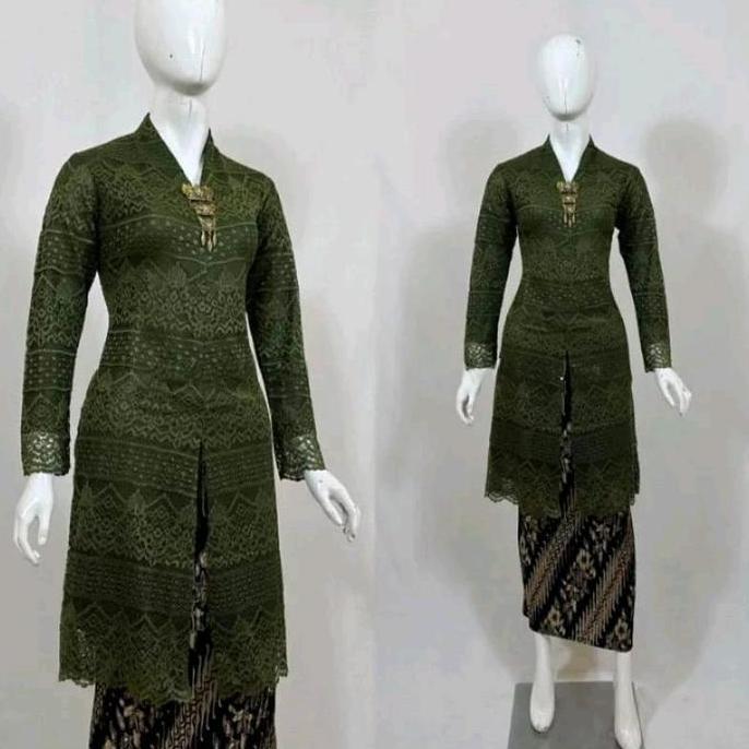 NEW ATASAN KEBAYA TUNIK BRUKAT KURUNG BUSUI MODERN KEBAYA TUNIK BROKAT KANCING DEPAN ATASAN KEBAYA T