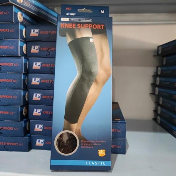 Knee Support Deker Lutut LP SUPPORT 667 Long  voli volley WDSPORT