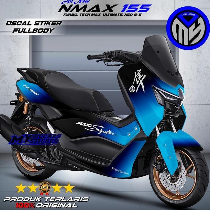  DECAL STICKER YAMAHA NMAX TURBO NEO 2024-2025 MOTIF GRADASI - STIKER VARIASI STRIPING MOTOR NMAX NE