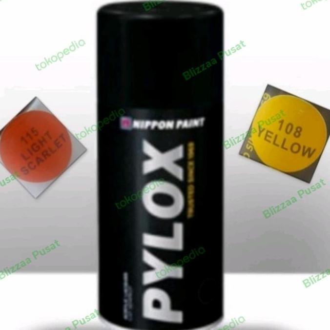 Pylox Light Scarlet 115 Orange / Pylox Yellow 108 Kuning Pilok / Pilox Pylox Warna Nippon Paint