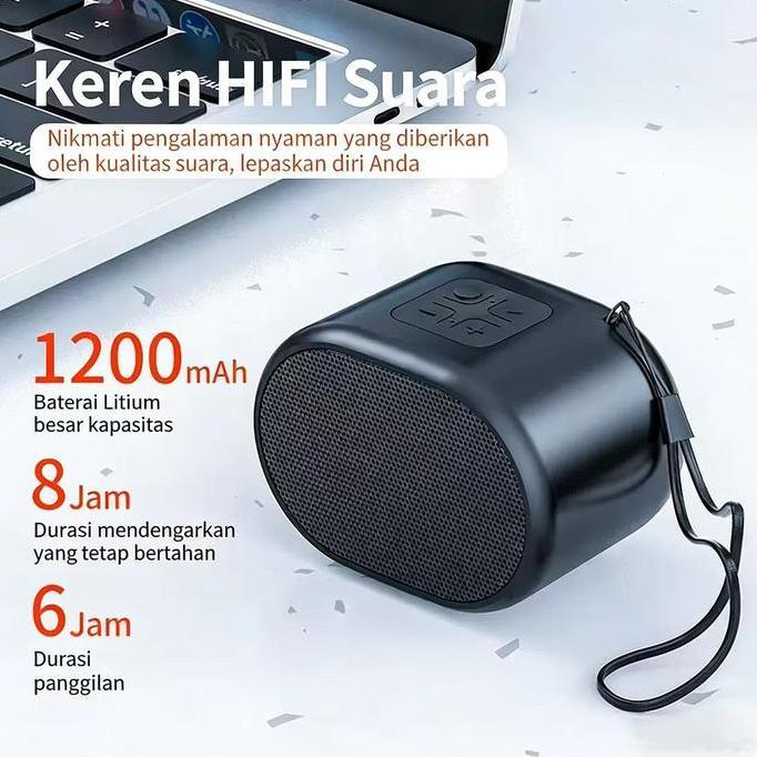 B62 bluetooth nirkabel Waterproof speakerPortable Wireless SpeakeSpeaker Bluetooth 5.0Super Bass Min