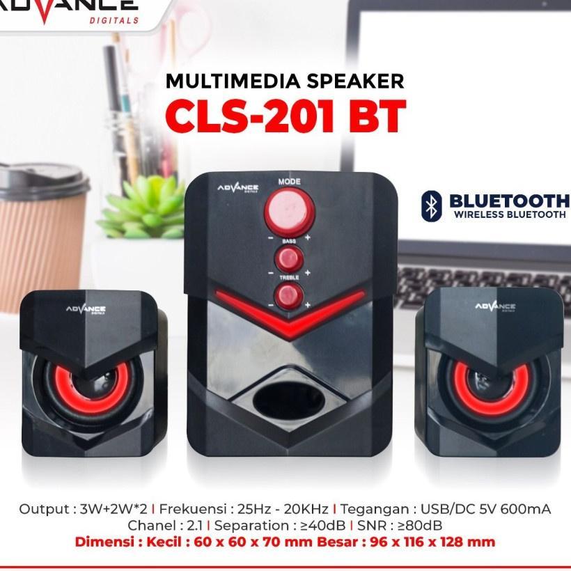 Speaker Bluetooth Advance Cls201Bt  Cls-201Bt Mutimedia