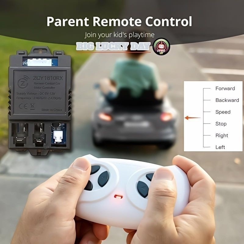 Remot Receiver Zcy1810Rx / Jr1810Rx 7Pin / 5Pin 6V - 12V Mobilan Aki Anak Remote Control Ic Modul Bo