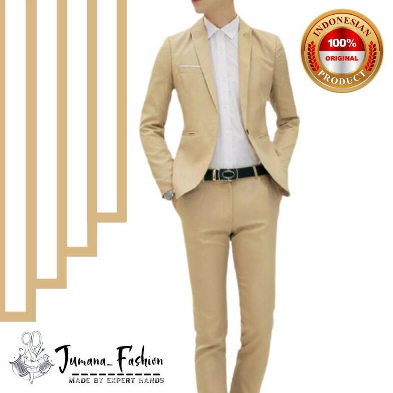 Diskon Setelan Jas Formal Pria | Set Jas Pernikahan | Jas 2In1 Pria