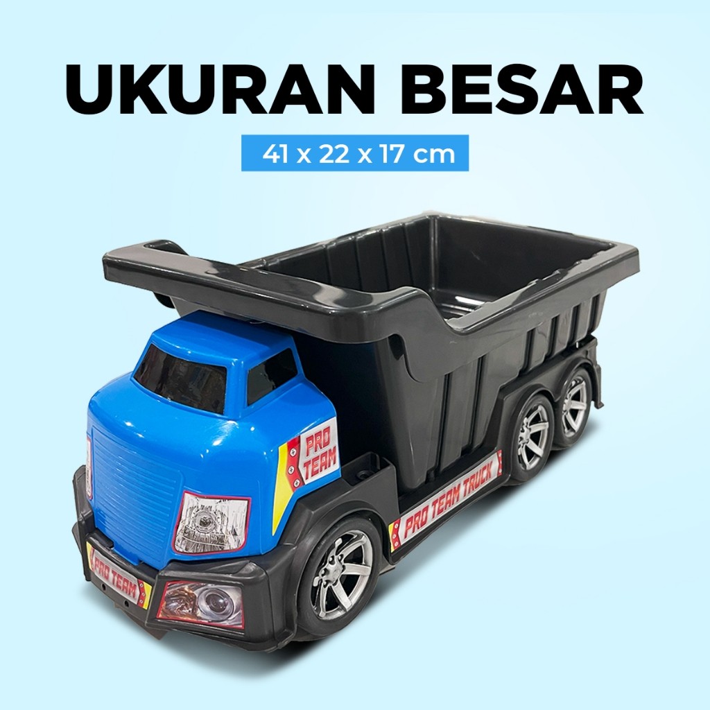Toko Mainan Happy Truck Mobil Truk Mainan Pro Team Truck Anak - Mainan Truk Besar Dan Kuat Untuk Ana