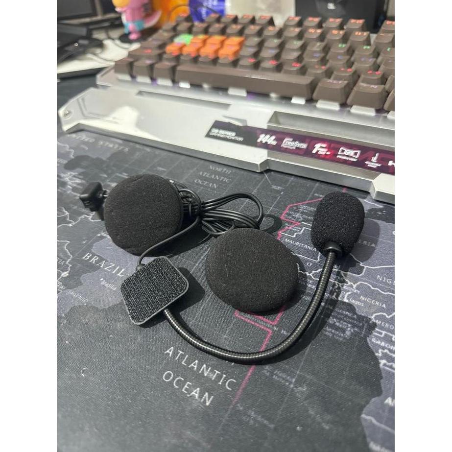 headset dan hard mic soft mic untuk intercom ataupun headset bluetooth hard soft mic intercom headse
