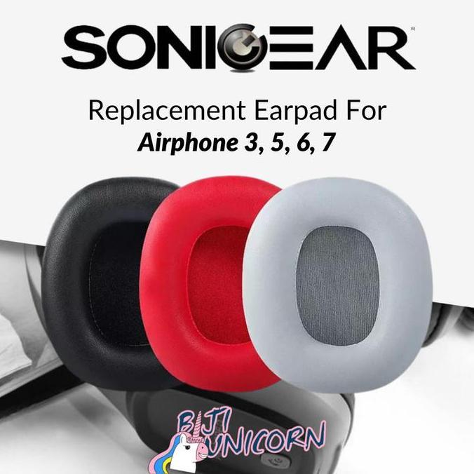 Earcup/Earpad/Ear Cushion Sonicgear Airphone 3 5 6 7 Busa Foam Premium