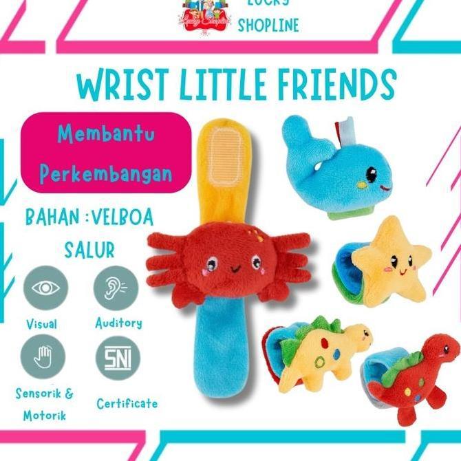 Mainan Bayi 0 6 Bulan - Mainan Bayi 3 Bulan - Rattle Bayi - Kerincingan Bayi - Gelang Mainan Kuning 