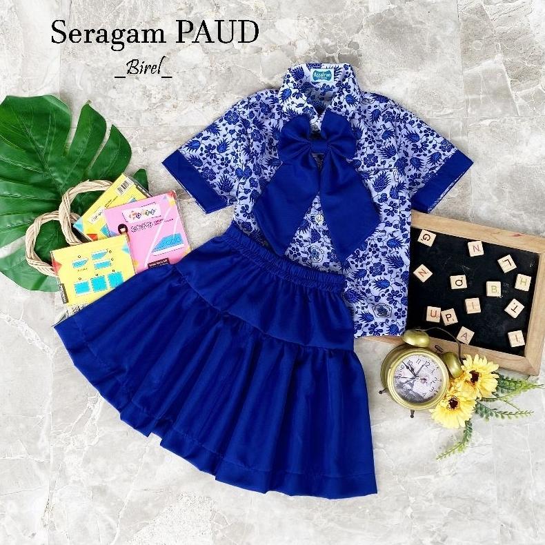 Best Seller Seragam Sekolah Paud/Seragam Sekolah Tk Terbaru/Seragam Batik Paud Dan Tk Terbaru Seraga