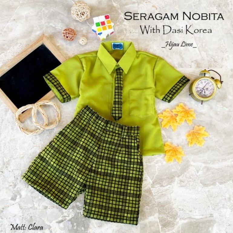 Best Seller Seragam Sekolah Tk Hijau Lime/Seragam Sekolah Paud/Seragam Anak Tk Terbaru/Seragam Sekol